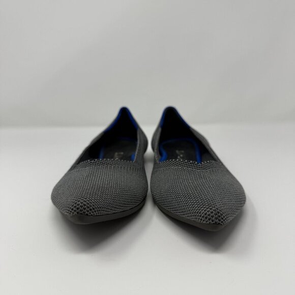 Rothy's The Point Flats Shoes Women 8 Cloud Grey Classic Comfortable Lightweight - Picture 5 of 10